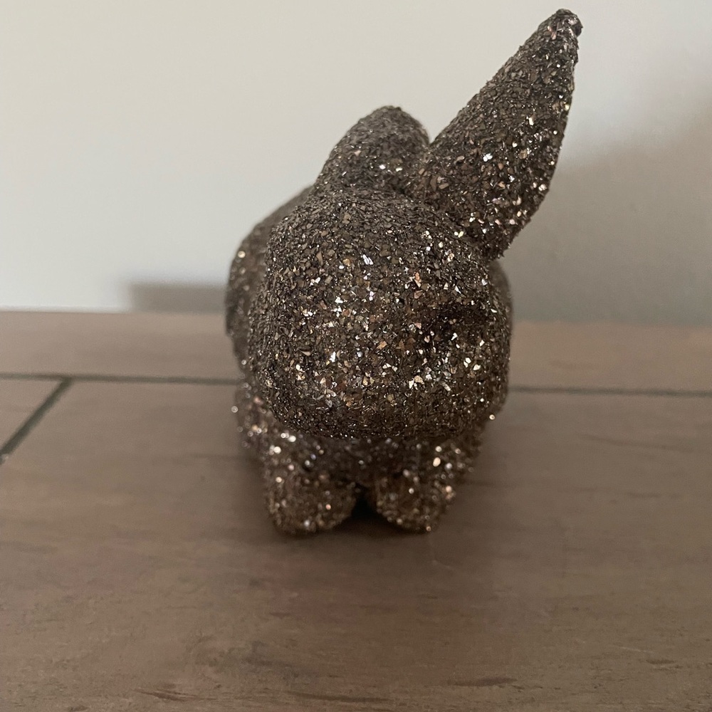 Pottery Barn Glitter Rabbit - Picture 2 of 5